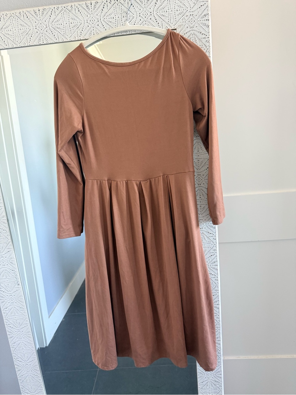 Seven7 Mauve-Brown Dress